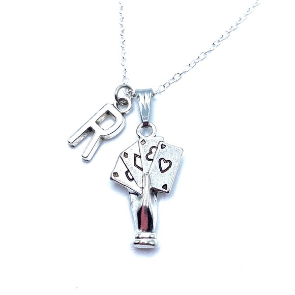 Card Player Necklace Poker Playing Card - Picture 6 of 9